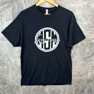 Black Graphic T-Shirt MSM Trojans Sz‎ Large